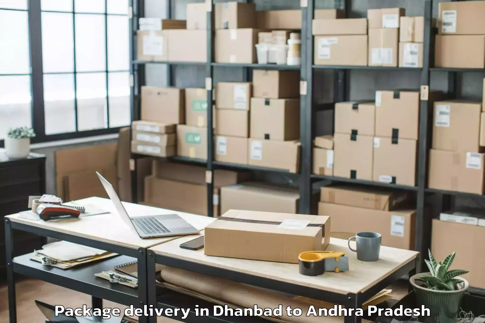 Quality Dhanbad to Chittamuru Package Delivery